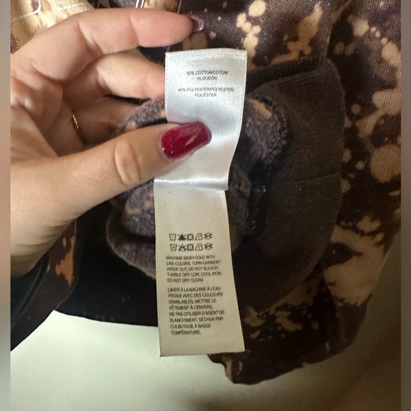 Pink Floyd by Lucky Brand Bleach Tie Dye Print Crew neck Size Small - Picture 7 of 9